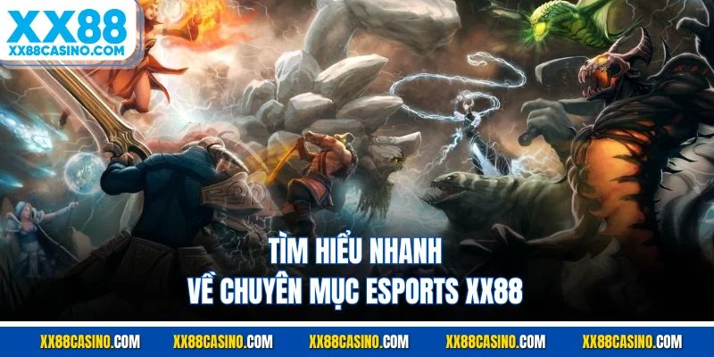 Tìm hiểu nhanh về chuyên mục esports XX88